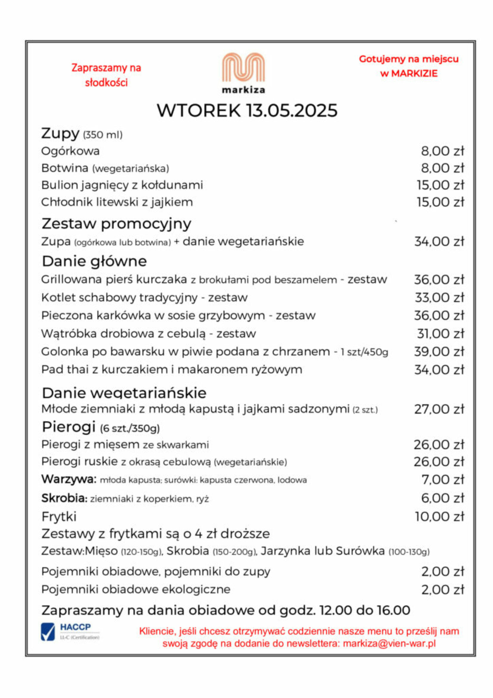 menu 13.05