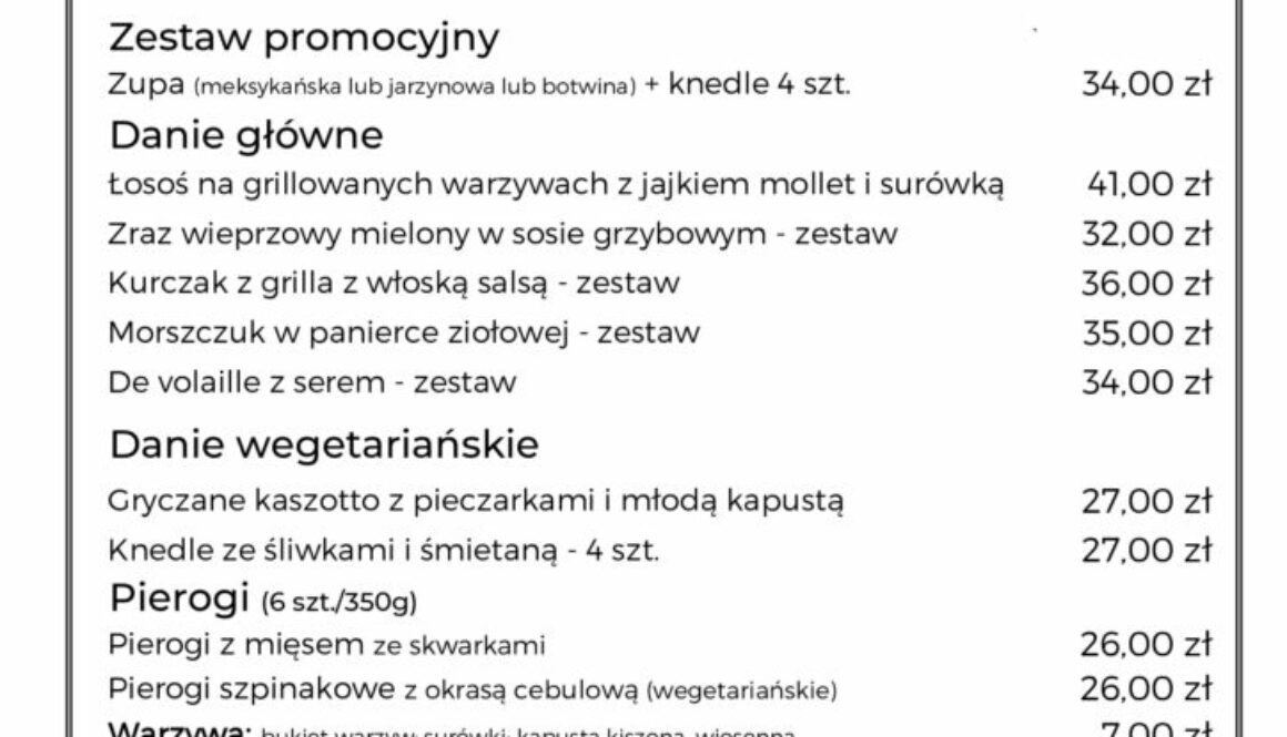menu 25.07