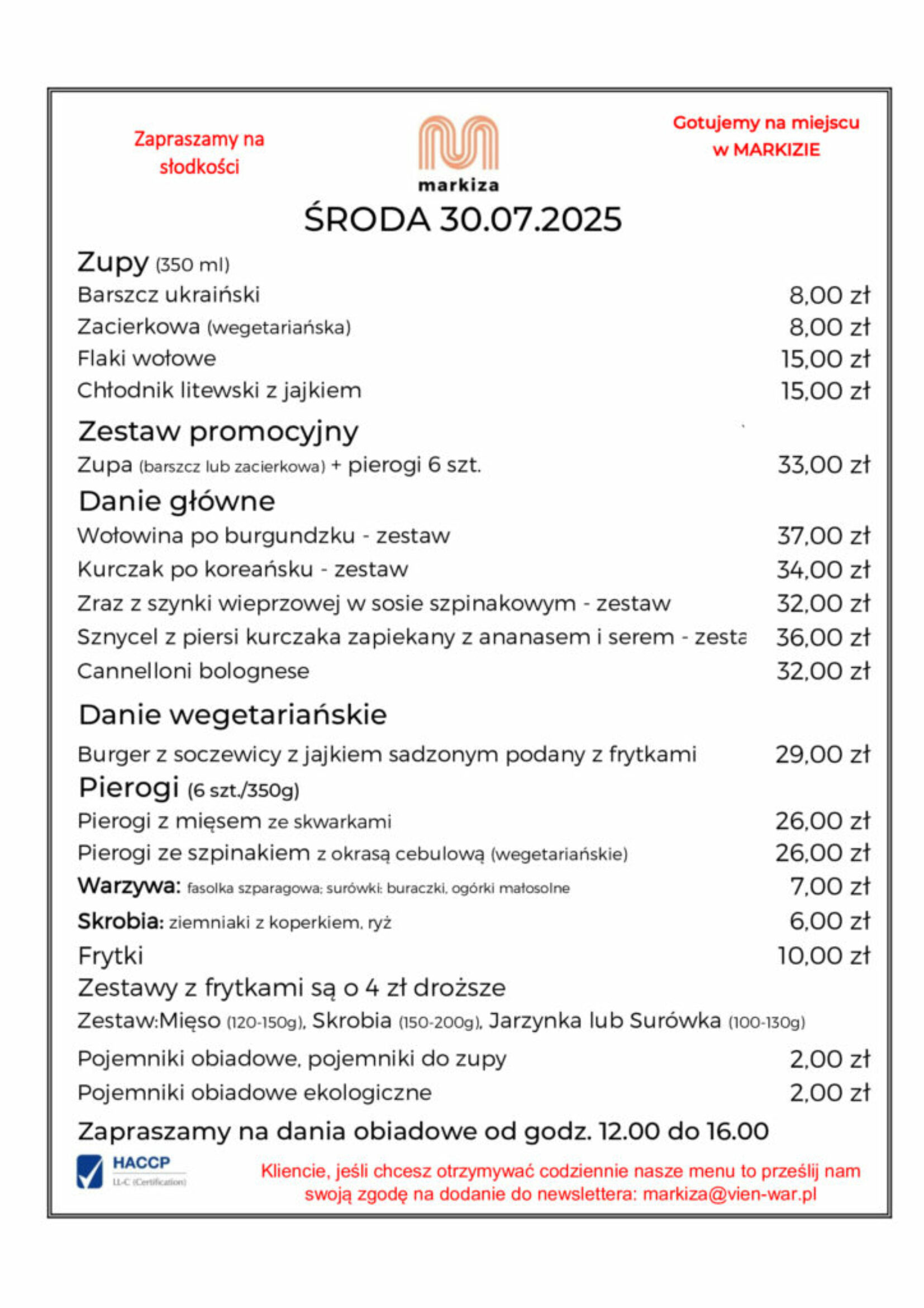 menu 30.07 mk