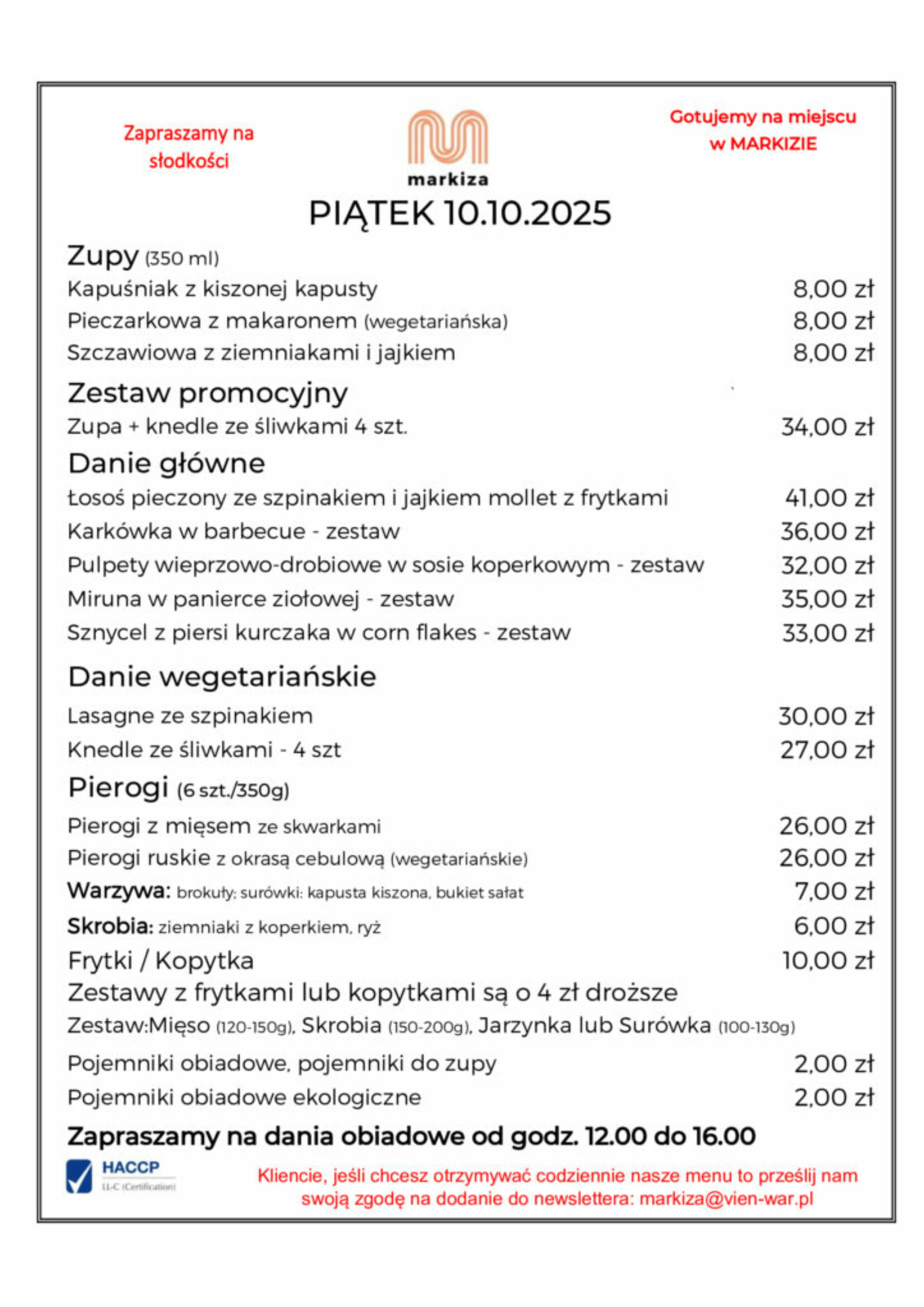 menu 10.10 mk