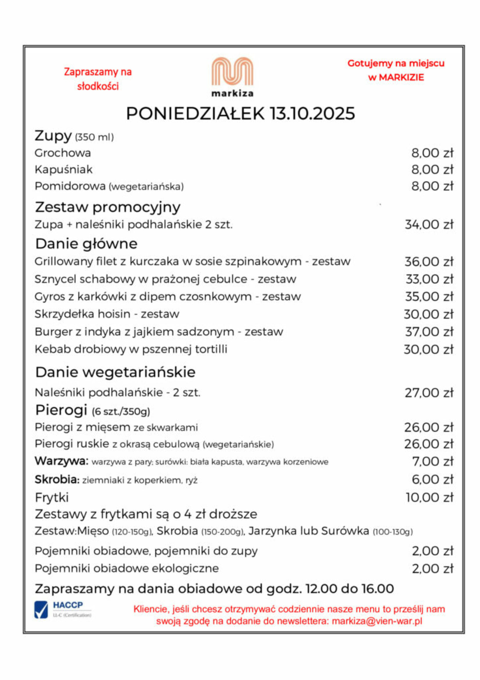 menu 13.10