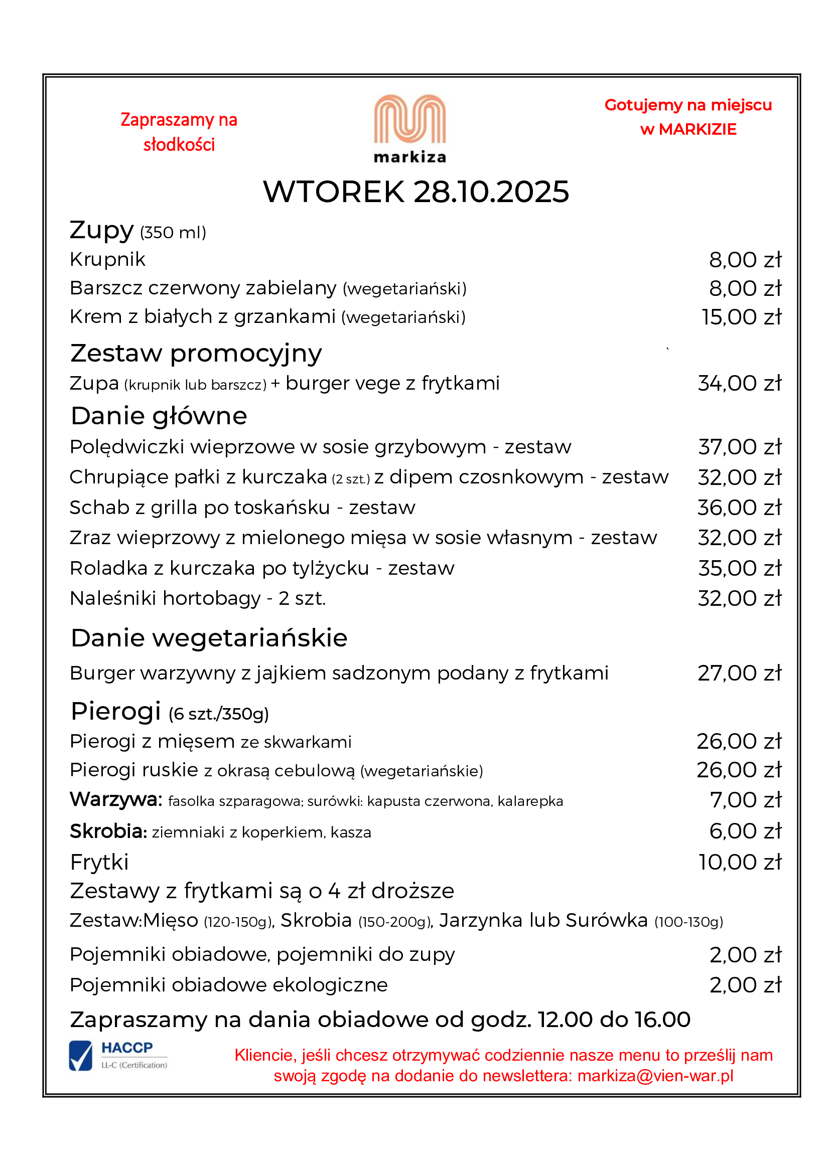 menu 28.10 mk