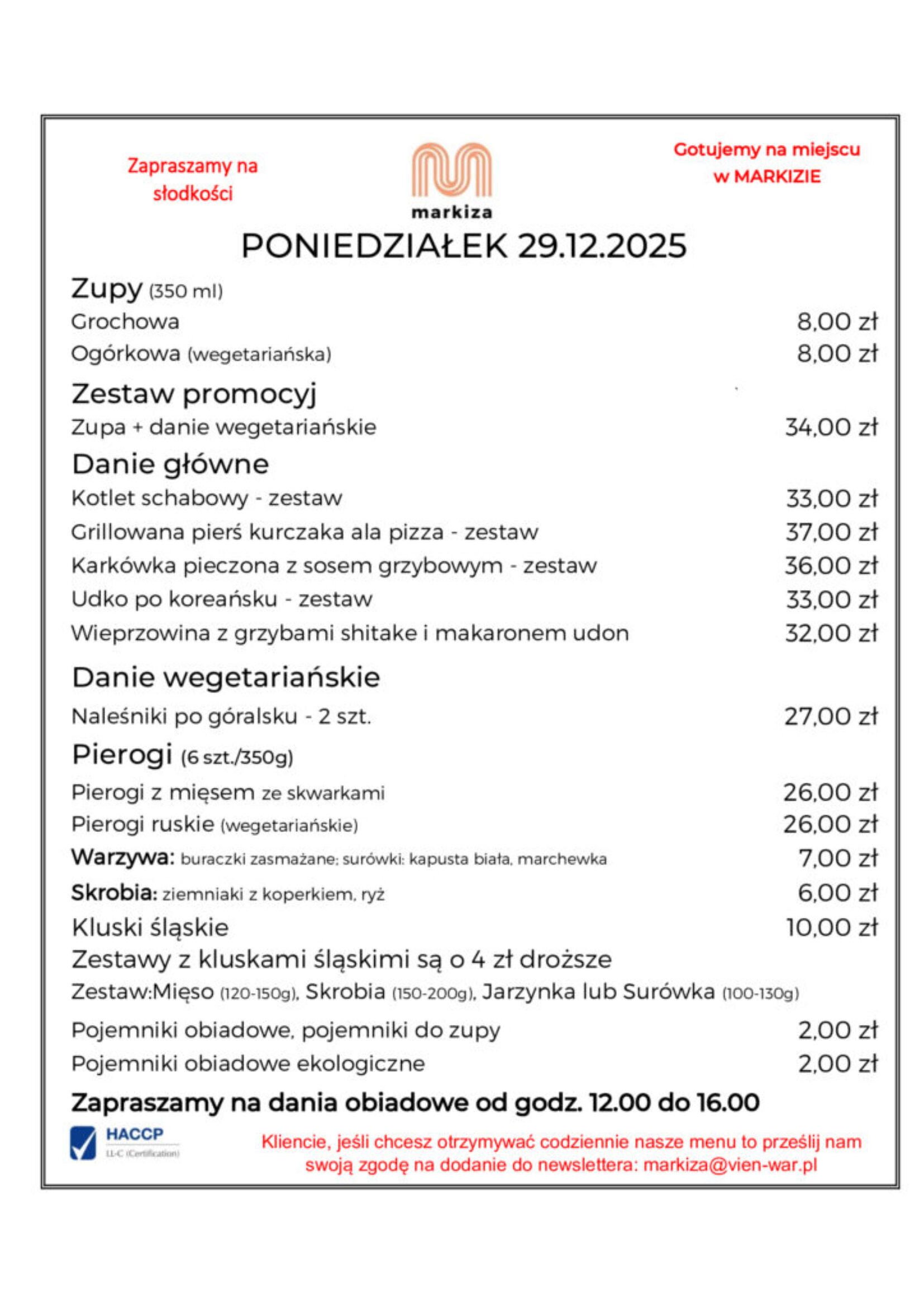 menu 29.12