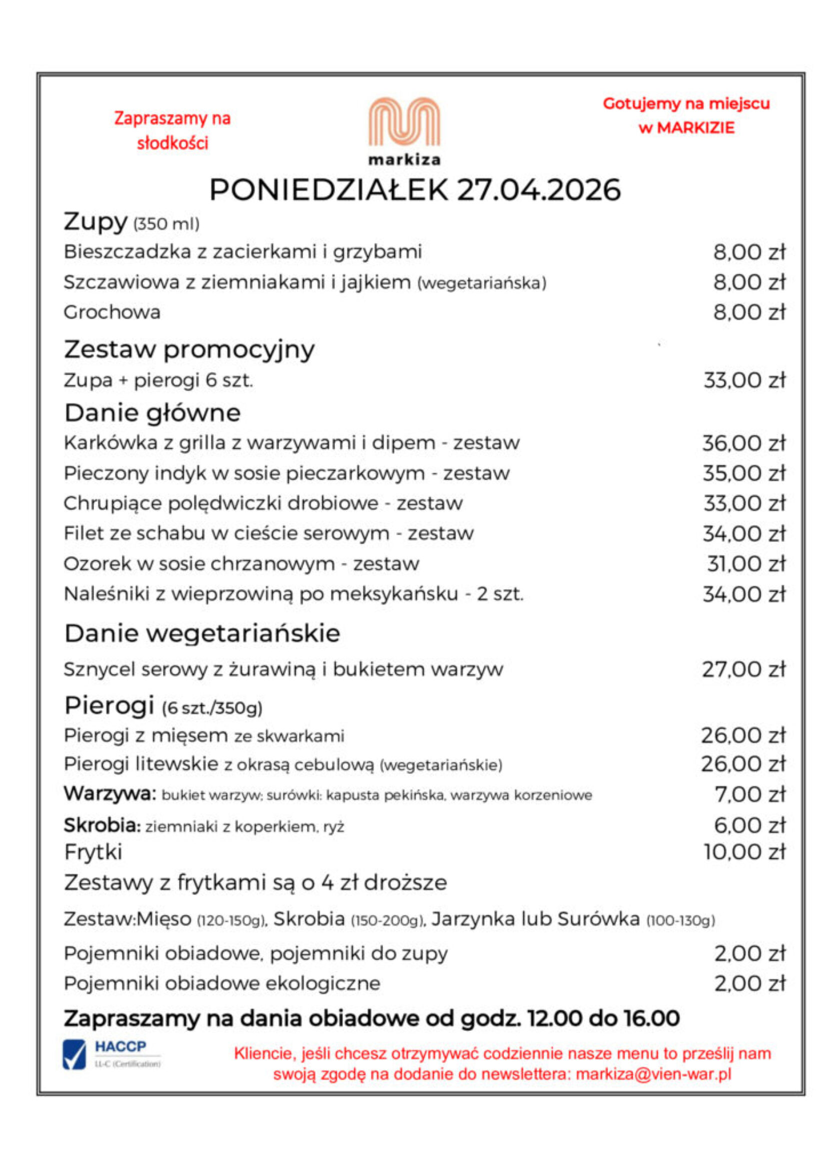 menu 27.04 markiza