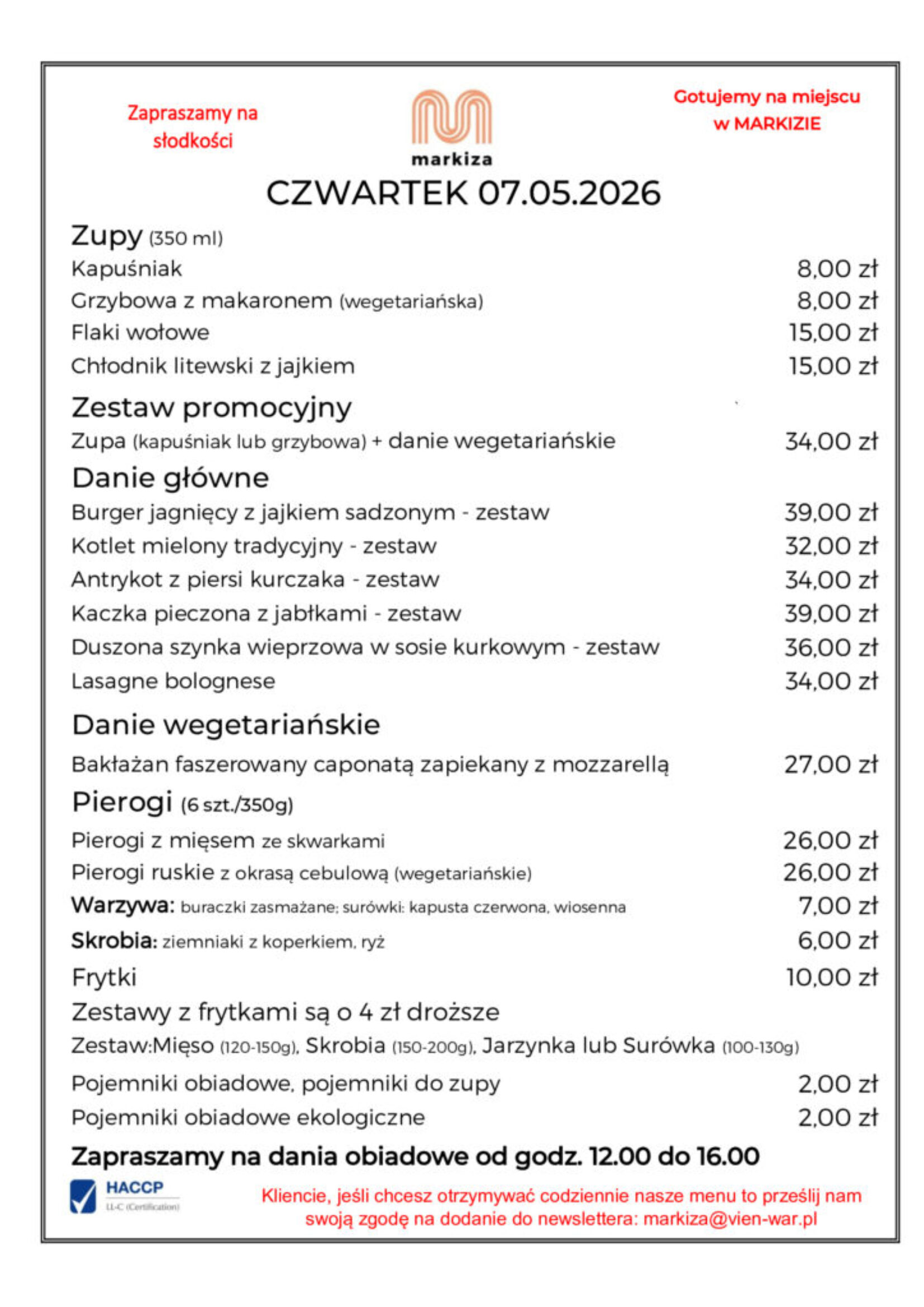 MENU 07.05 MK