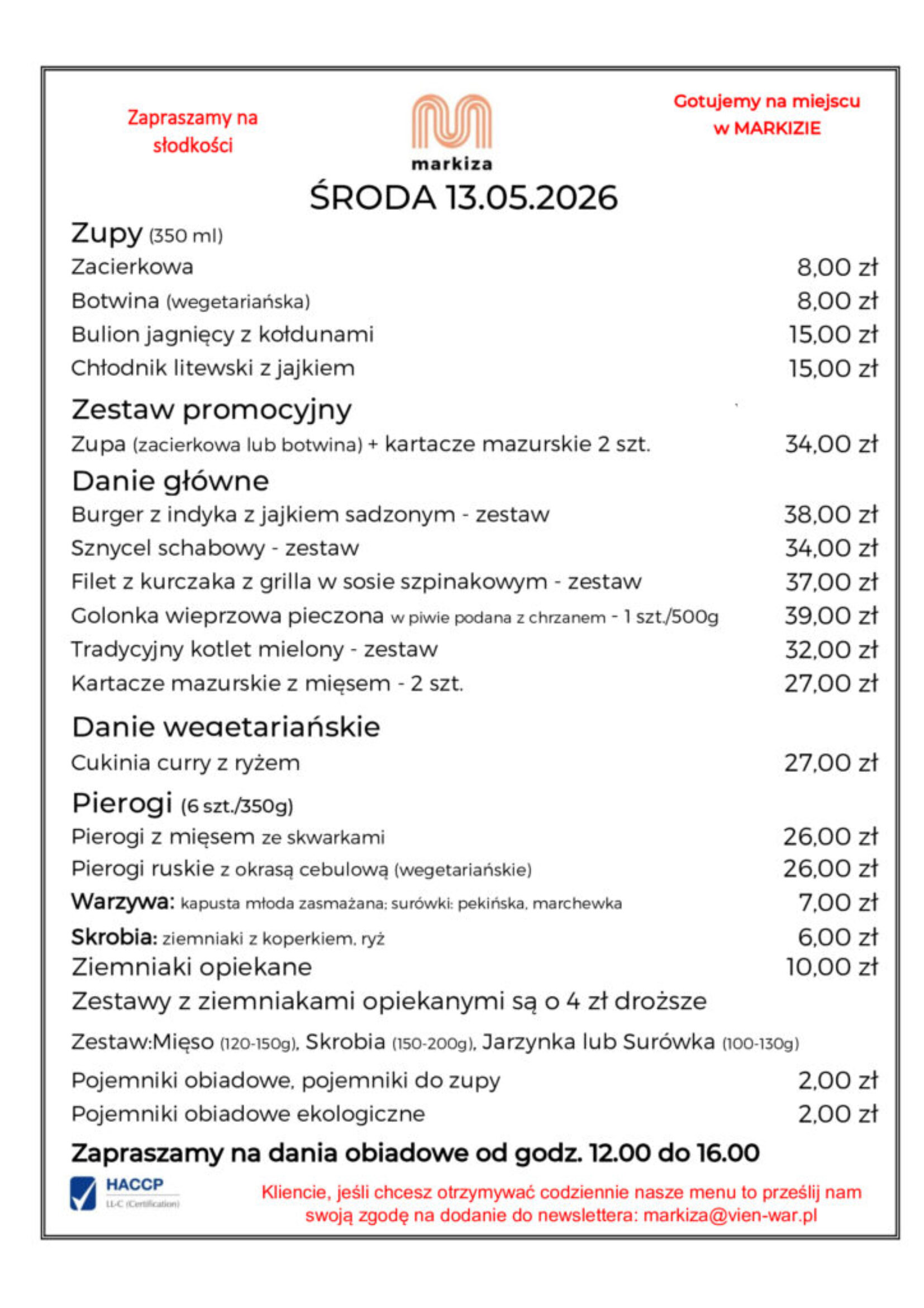 menu 13.05