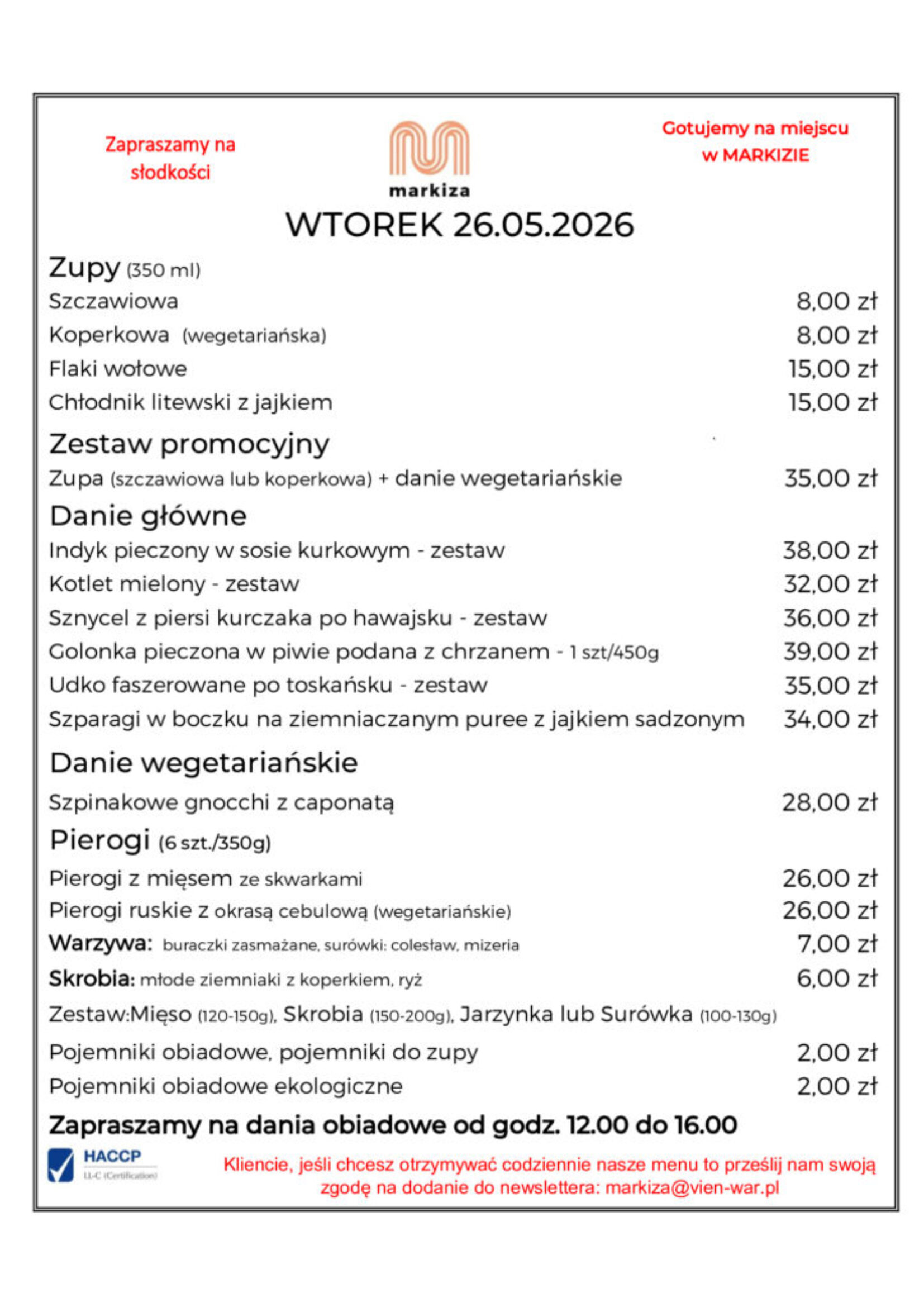 menu 26.05 mk
