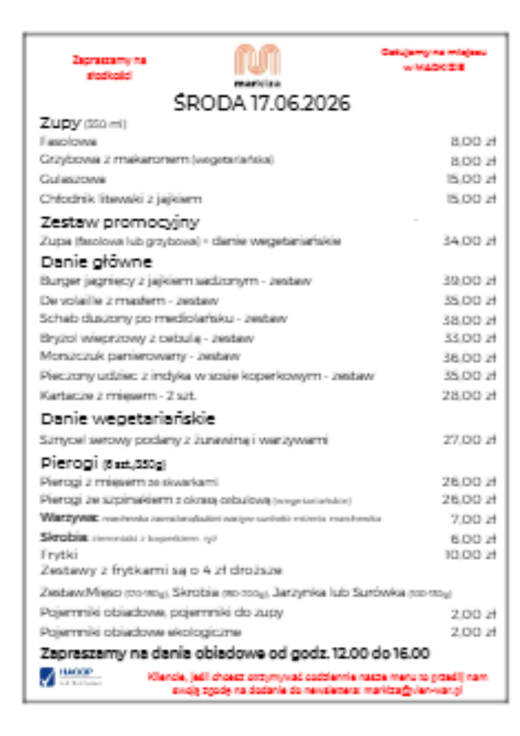 menu 17.06 markiza
